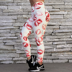 LEGGING CORAÇÃO EMPINA BUMBUM RED KISS EXCLUSIVA