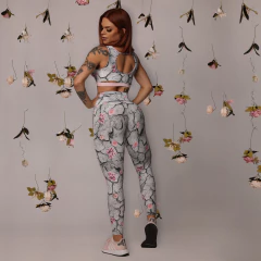 CONJUNTO TOP GÊNOVA COM LEGGING JUMP COMUM REFLORESCER EXCLUSIVA on internet