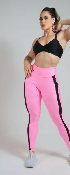 CONJUNTO ROSA MB LEGGING COM BOLSO LATERAL ALTA COMPRESSÃO EXCLUSIVO