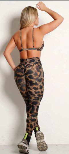 CONJUNTO LEGGING E TOP SPIDER ONÇA ESCURA - buy online