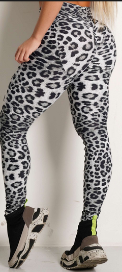 CONJUNTO LEGGING E TOP SPIDER ONÇA CINZA na internet