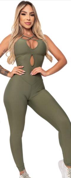 MACACÃO FIT VERDE MILITAR