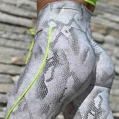 LEGGING RECORTE EMPINA BUMBUM SNAKE WHITE EXCLUSIVA - comprar online