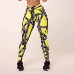 CONJUNTO TOP PARIS COM LEGGING RECORTE EMPINA BUMBUM STRIP GOLD EXCLUSIVA