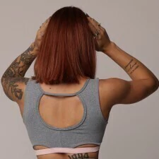Top Gênova Mescla com Rosa Blush - comprar online
