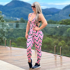 MACACÃO NOCAUTE EMPINA BUMBUM PINK TRIBAL EXCLUSIVO