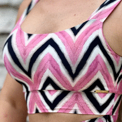 TOP FAIXA PINK TRIBAL EXCLUSIVO