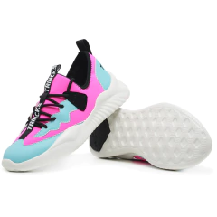 Tenis Trincks FitGym Pink/Azul - MB Musa Fitness