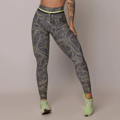 LEGGING COMUM TROPICAL LEAF EXCLUSIVO