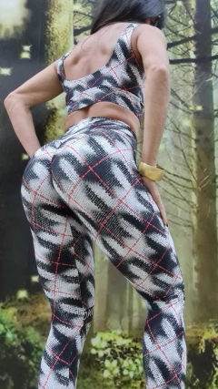 CONJUNTO ENJOY EMPINA BUMBUM QUADRICULADO EXCLUSIVO - buy online
