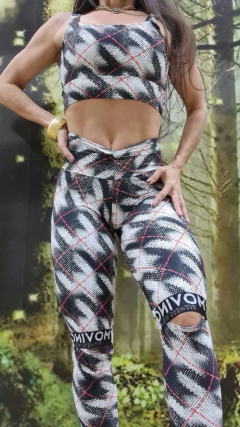 CONJUNTO ENJOY EMPINA BUMBUM QUADRICULADO EXCLUSIVO