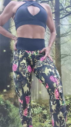 CONJUNTO SLIN EMPINA BUMBUM DANGEROUS ROSES EXCLUSIVO