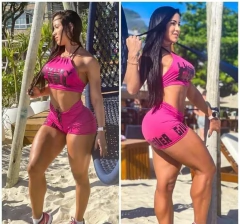 Conjunto Short Luxury Girl Pink Madame Hardcore