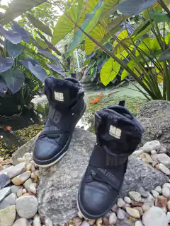 BOTA MB MUSA FITNESS HARDCOREFOOTWEAR LIMITED PRETO COM PELÚCIA - buy online