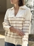 Sweater Tina Beige con Camel - Jacinta
