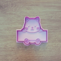 Gato con Cartel - comprar online