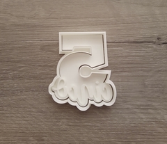 Número 5 con letras
