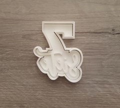 Número 7 con letras
