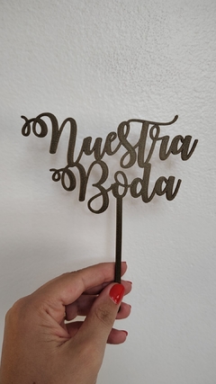 Cake Topper Nuestra Boda