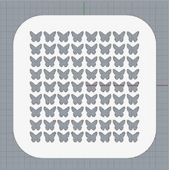 Stencil Sprinkles Mariposas