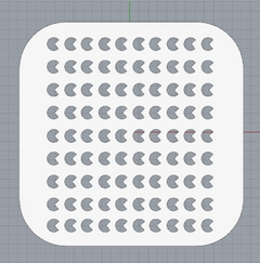 Stencil Sprinkles Pacman