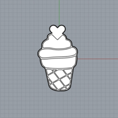 Helado Corazón