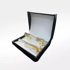 Kit Abotoadura e Prendedor de Gravata 16 - comprar online