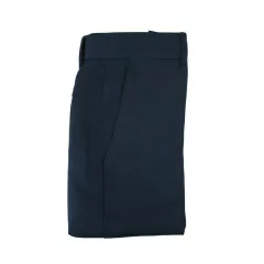 Calça Poliéster Azul Detalhe Discreto