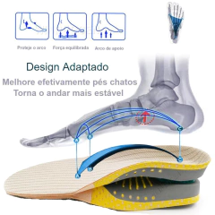 Palmilha Gel Ortopédica HexAlivium+ | OrtoMax 5D - loja online