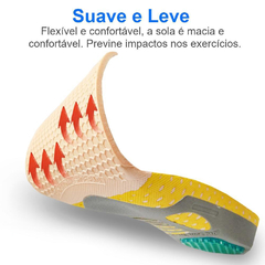 palmilha ortopédica ortomax 5d gel no calcanhar para esporão