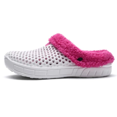 Chinelos de inverno Chinelos quentes Chinelos confortáveis Chinelos de lã CROCS
