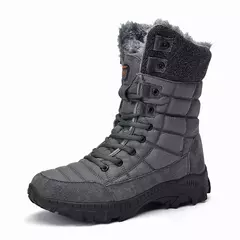 BOTA CANO LONGO DE NEVE IMPERMEÁVEL E FORRADA | ORTOBELA®