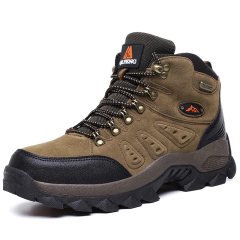 bota coturno masculina e feminina impermeável para trilhas hiking cano medio a prova d'agua qifeng