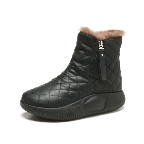 bota para chuva feminina forrada cano médio ortopédica impermeável ortobela lena