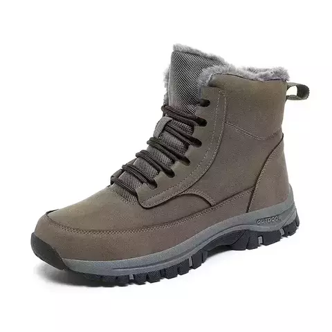 [OUTLET] BOTA MASCULINA DE COURO IMPERMEÁVEL E FORRADA | OUTDOOR®
