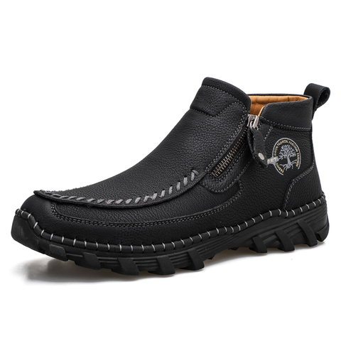 bota masculina em couro offgrid tree destak tudo ortopédica italiana