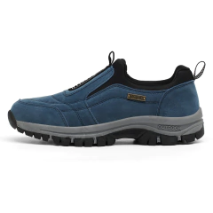 sapatenis masculino ortopédico em camurça outdoor fashion confort titanium