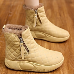 bota para chuva feminina forrada cano médio ortopédica impermeável ortobela lena