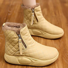 bota para chuva feminina forrada cano médio ortopédica impermeável ortobela lena