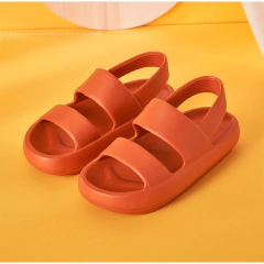 sandália straps nuvem  com tiras estilo papete ortopédica e anatômica colorida