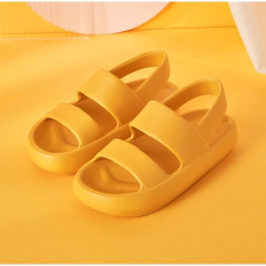 sandália straps nuvem  com tiras estilo papete ortopédica e anatômica colorida