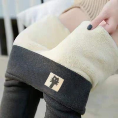 calça legging de lã inverno termofit snow legs frio revestimento forro interno lã
