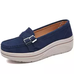 MOCASSIM ORTOPÉDICO FEMININO DE CAMURÇA | ORTOBELA®