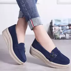 MOCASSIM ORTOPÉDICO FEMININO DE CAMURÇA | ORTOBELA®