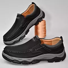 Mocassim Ortopédico Masculino em Couro Genuíno | Titanium®