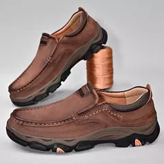 Mocassim Ortopédico Masculino em Couro Genuíno | Titanium®