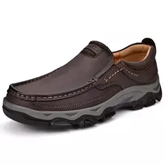 Mocassim Ortopédico Masculino em Couro Genuíno | Titanium®