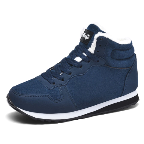 bota forrada cano curto impermeável feminina masculina snow com lã inverno neve