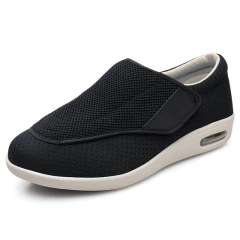 sapatos para diabéticos pé diabetico idosos com velcro palmilha macia velcro ajustável amortecedor