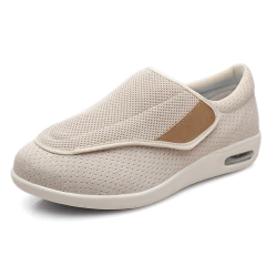 sapatos para diabéticos pé diabetico idosos com velcro palmilha macia velcro ajustável amortecedor